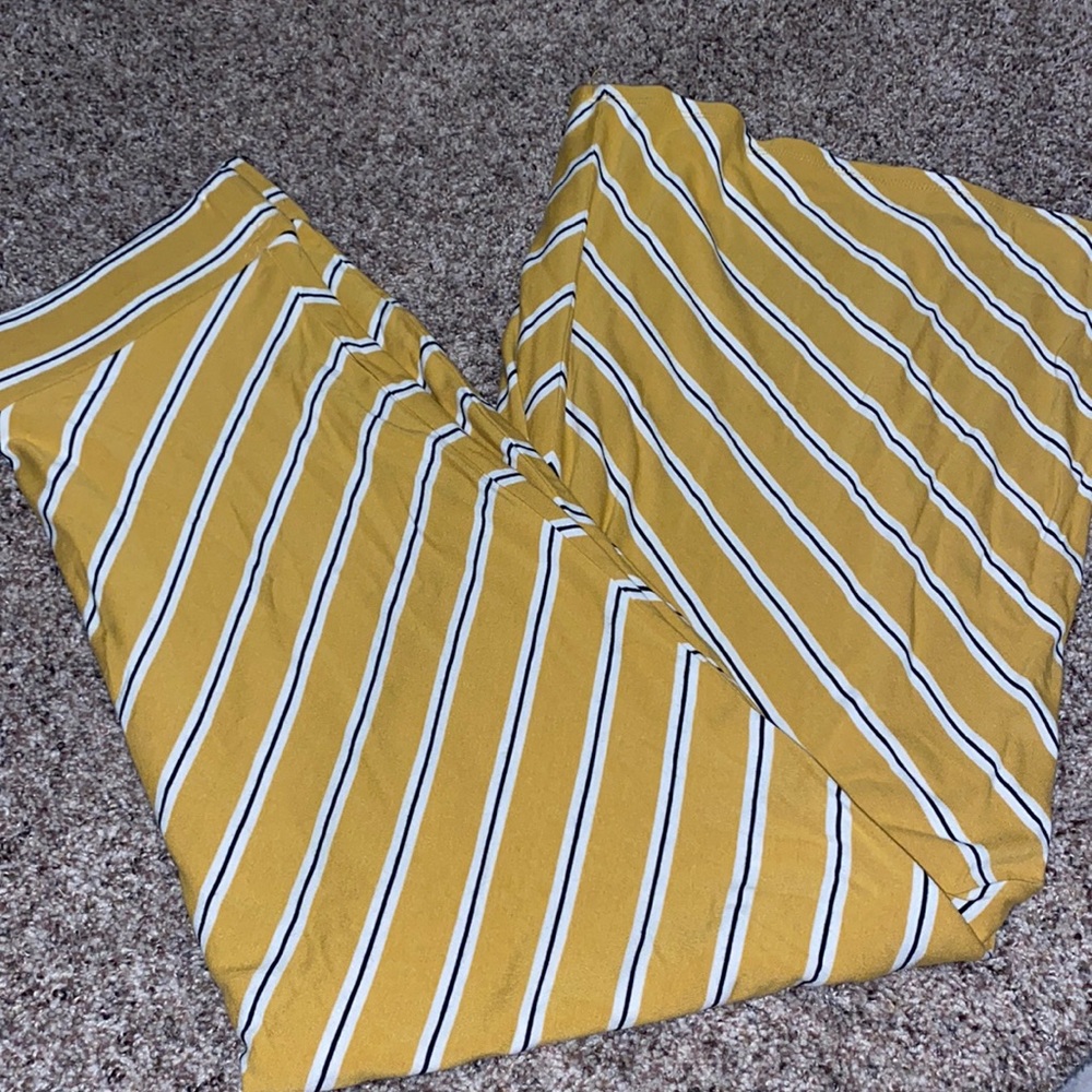 Westport Yellow Striped Maxi Skirt